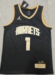 Maillot de Basket #1 Ball Hornets 24-25 Noir gold